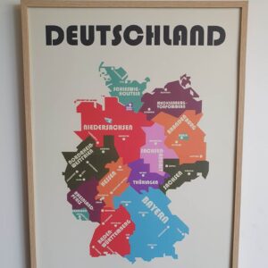 Tysklandskort Deutschlandkarte