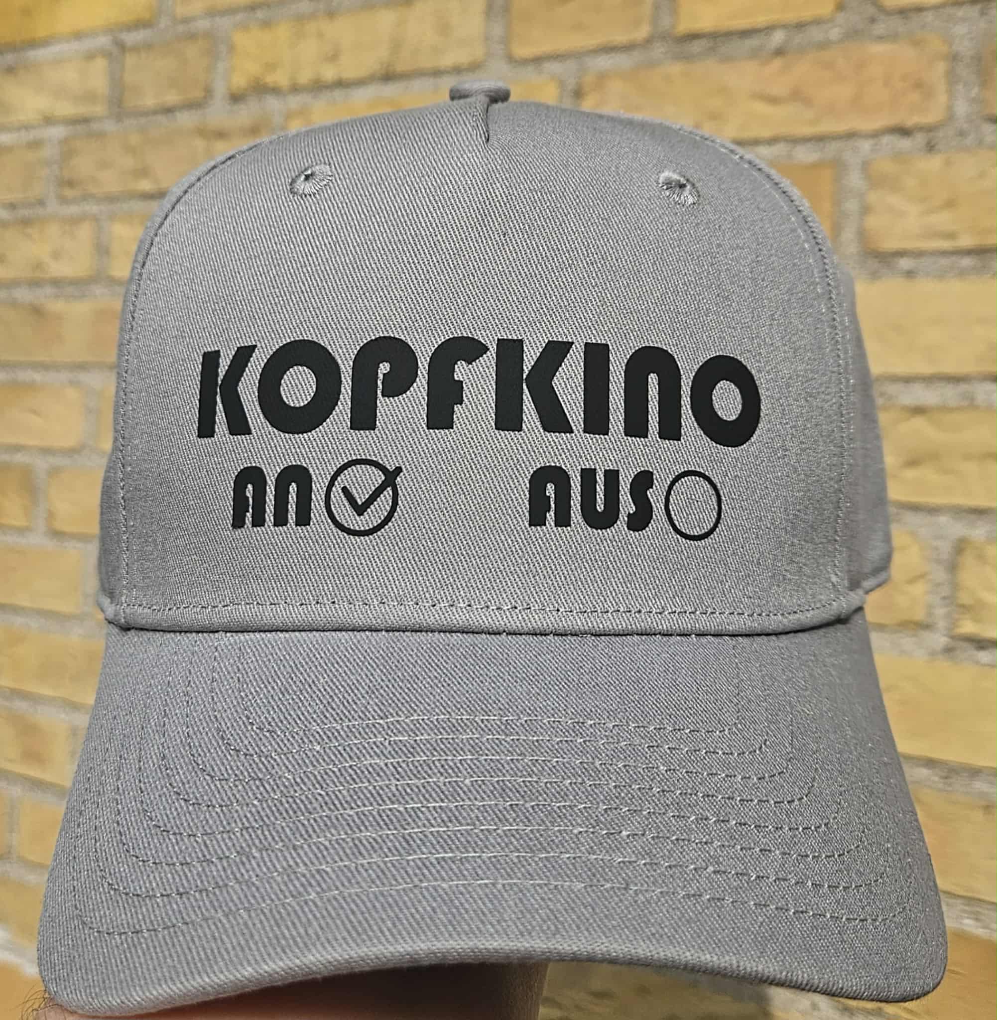 Grå kasket med tryk - Billede 4