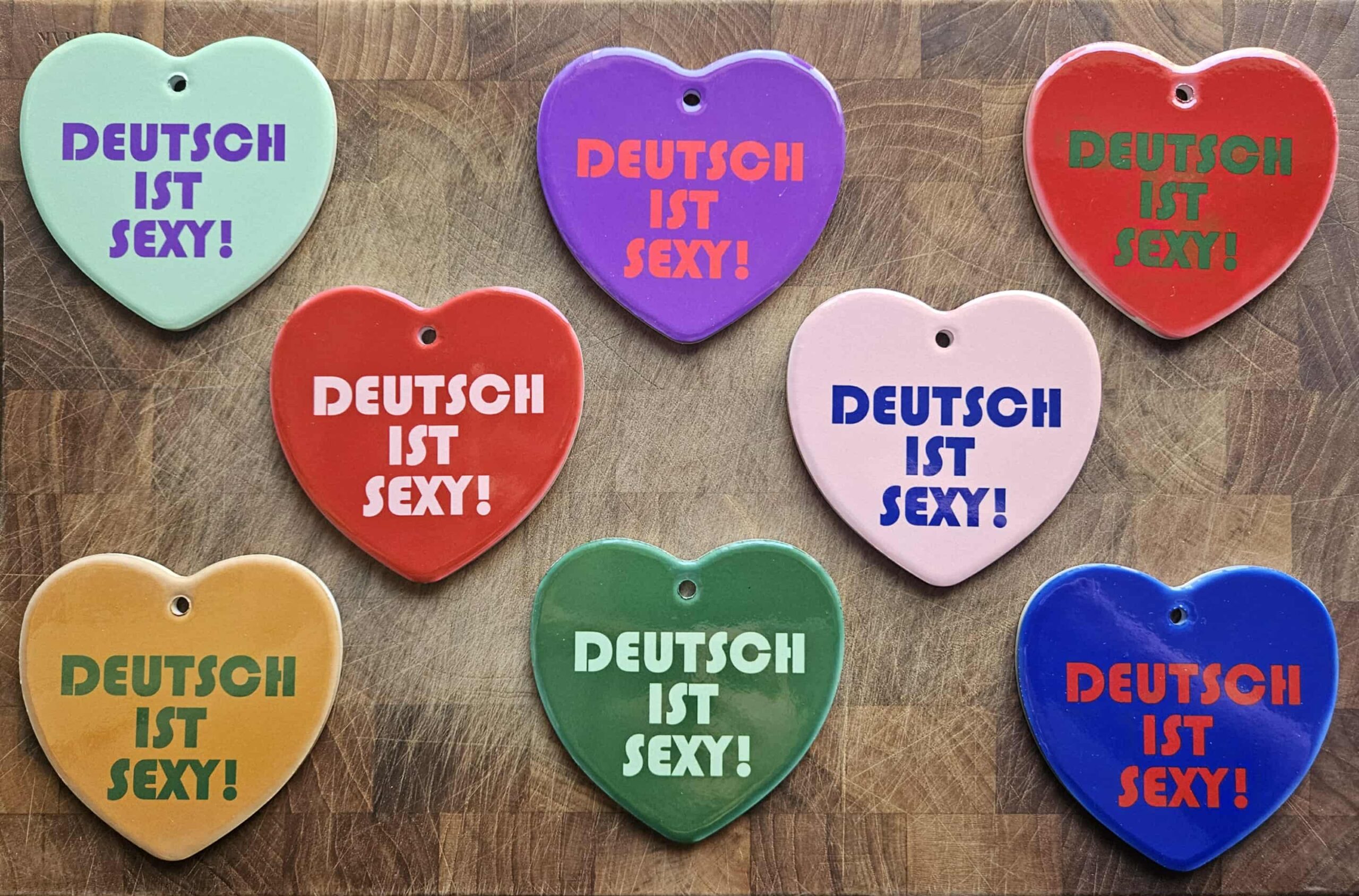 Deutsch ist sexy-keramikhjerte